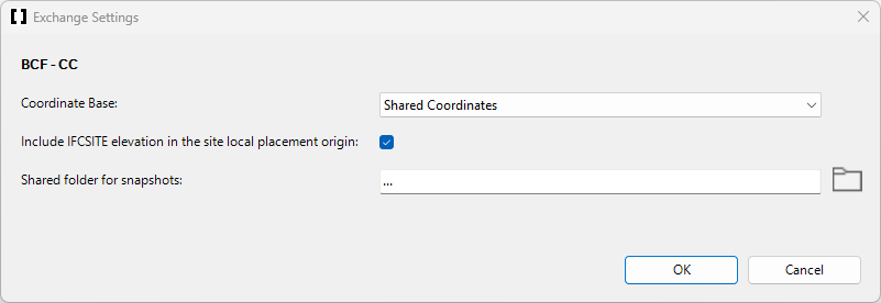 Exchange Settings
