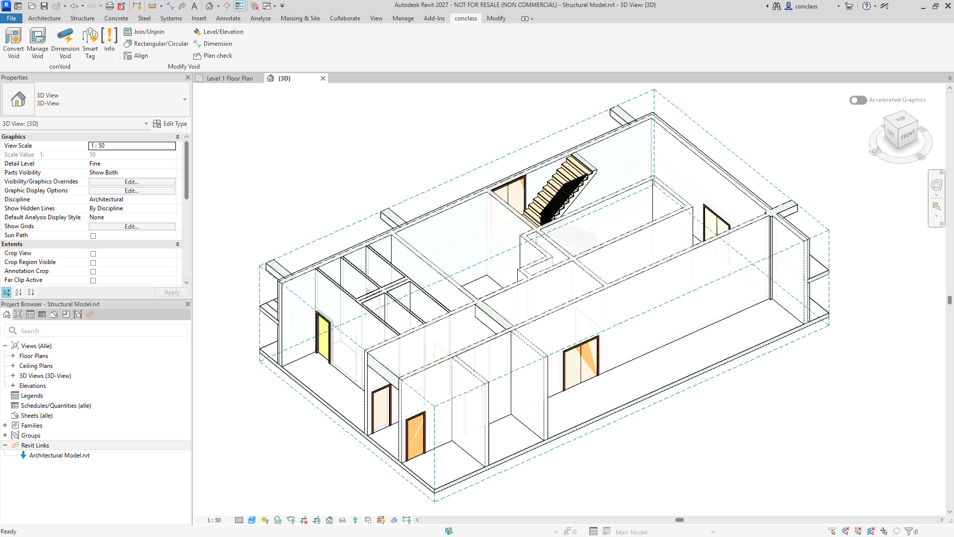 3D Section Box for Structural Openings