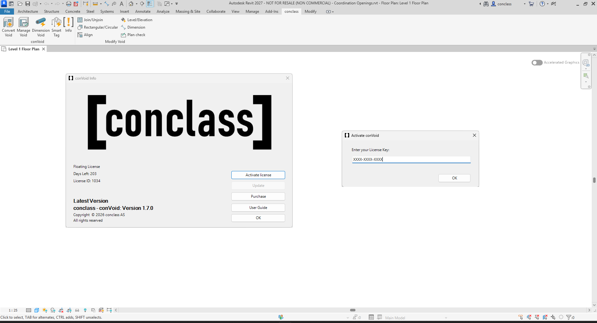 Activate License dialog