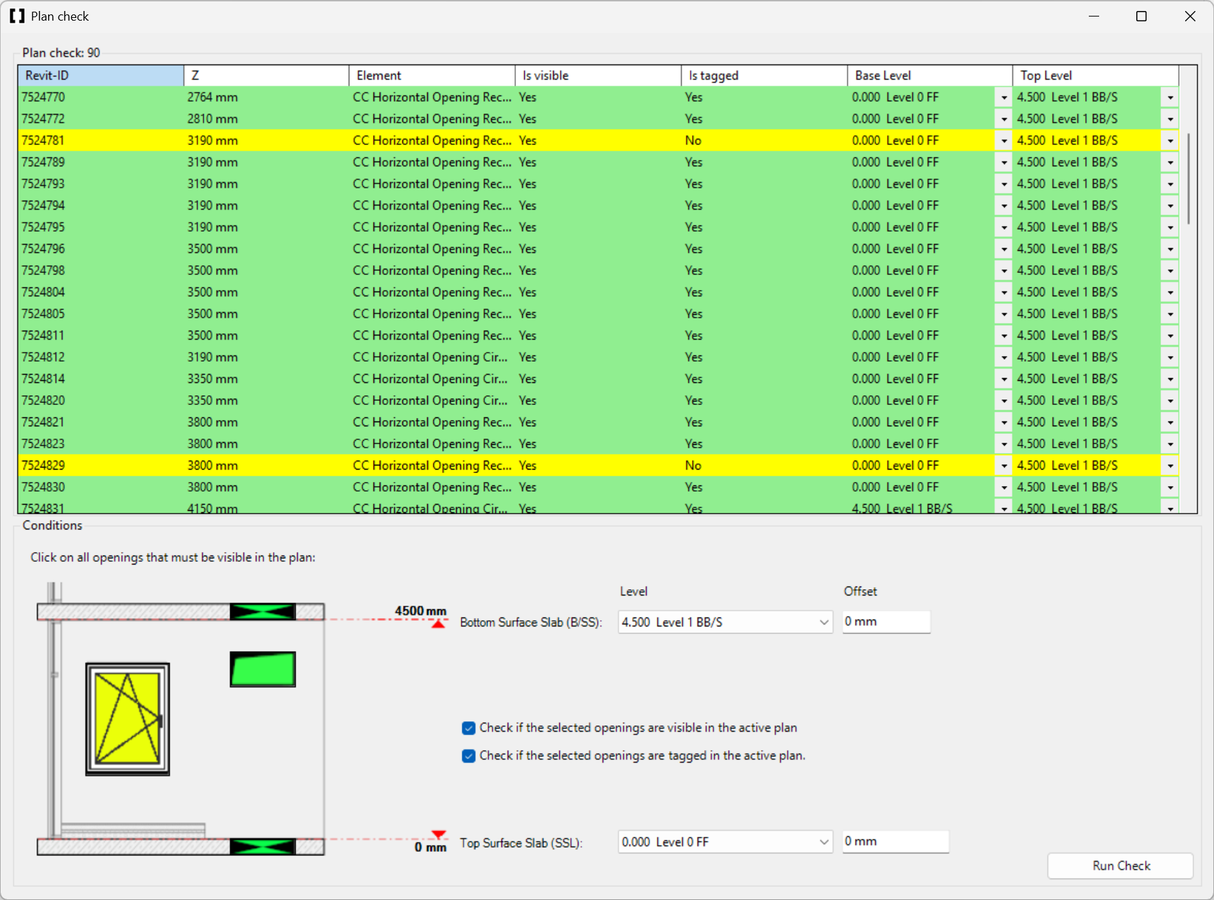Plan Check UI
