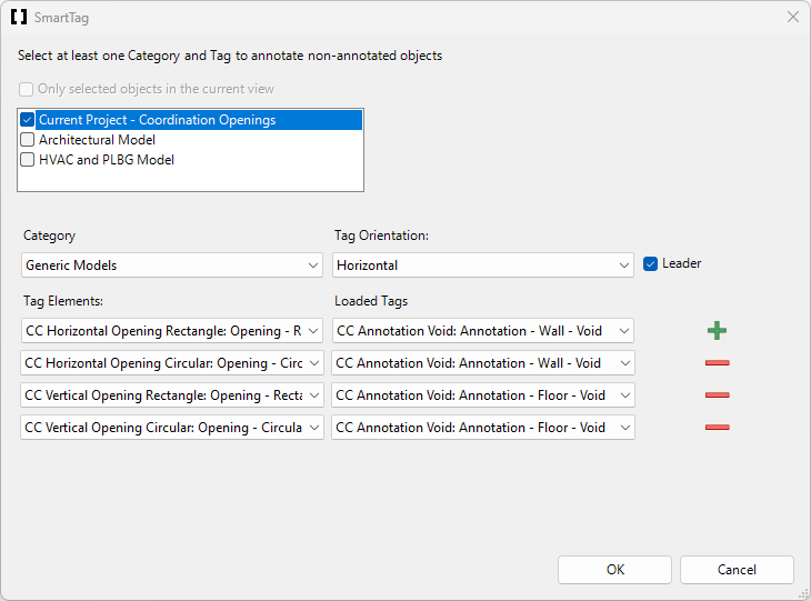 Smart Tag Dialog