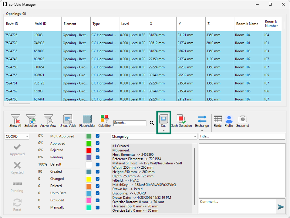 ConVoid Manager Window