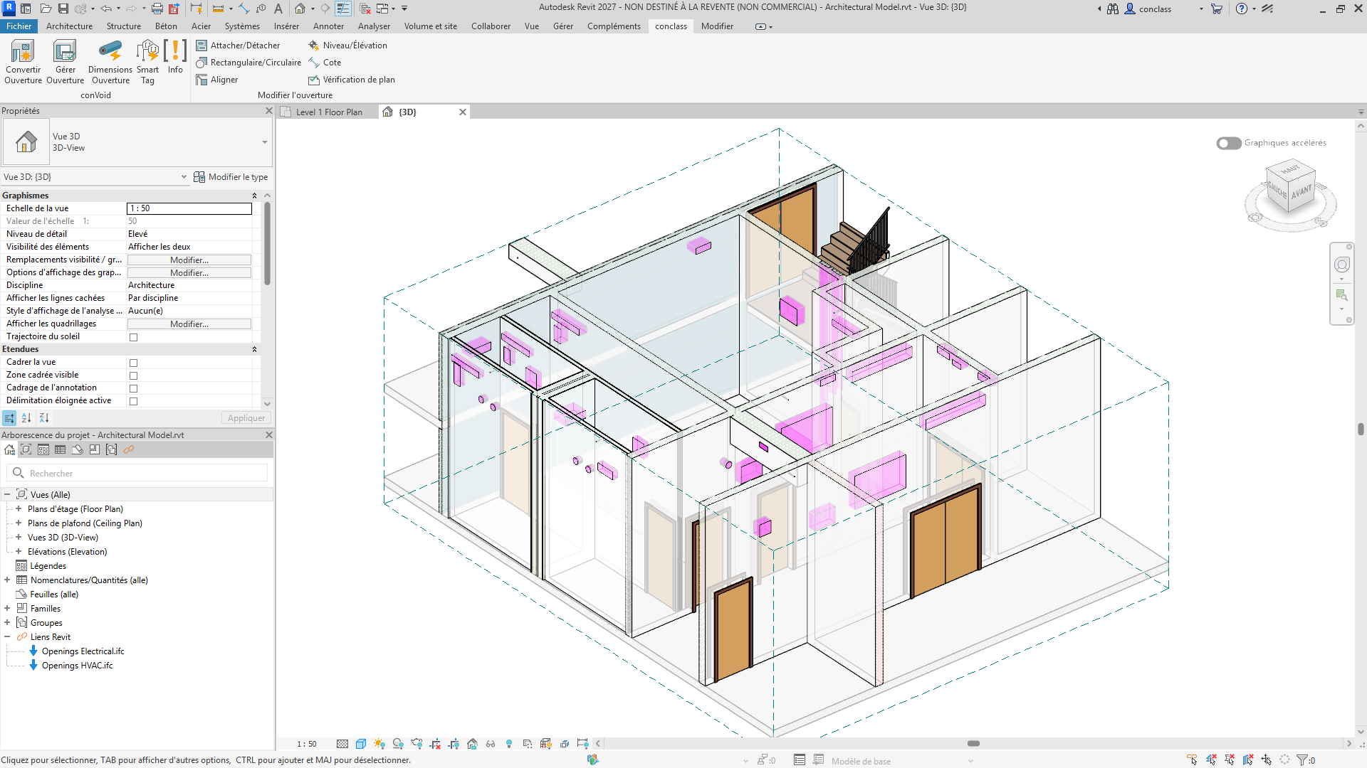 Zone de coupe 3D pour Adopt PfV